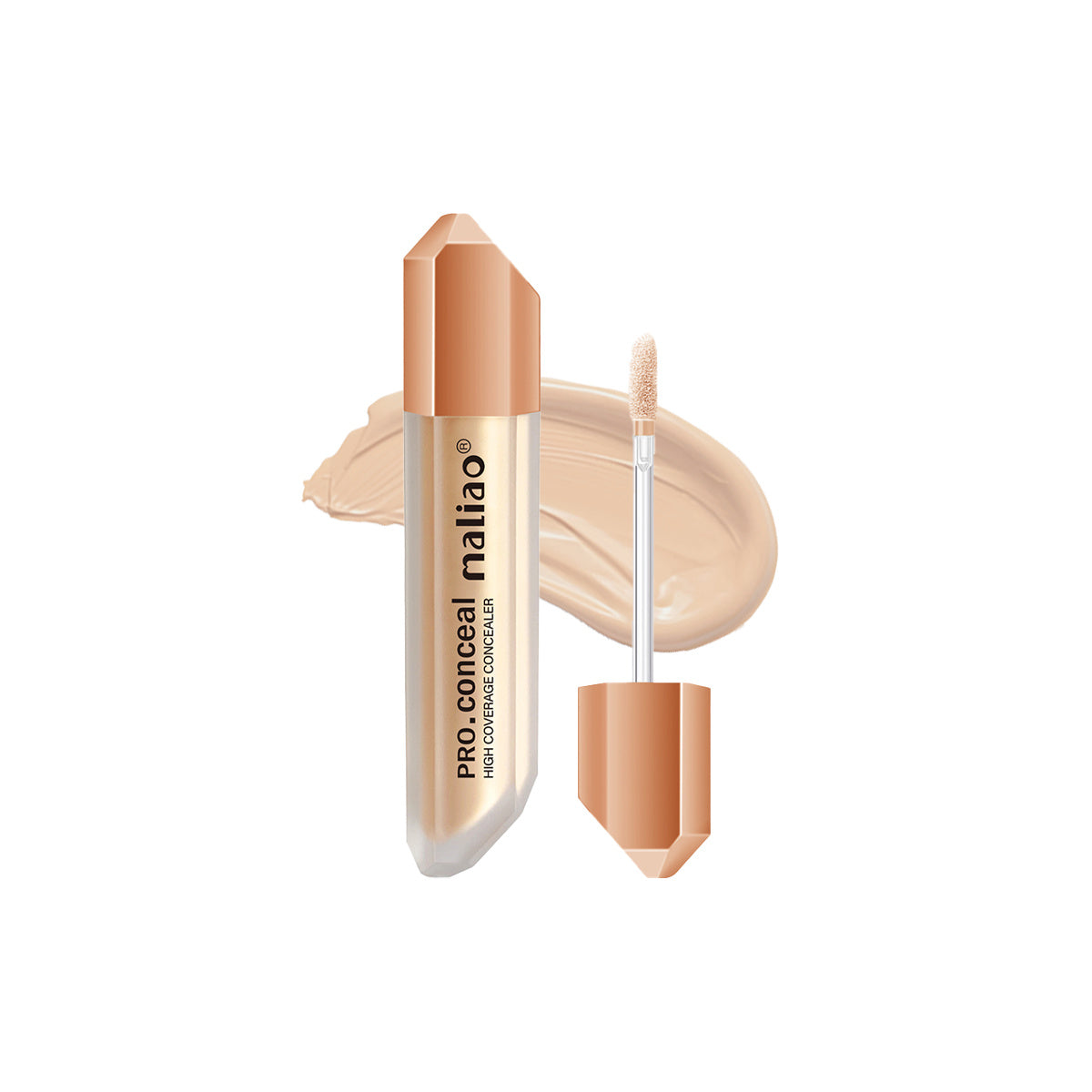 Maliao Pro Conceal Makeup | Full Coverage Waterproof Concealer Face NATURAL-412